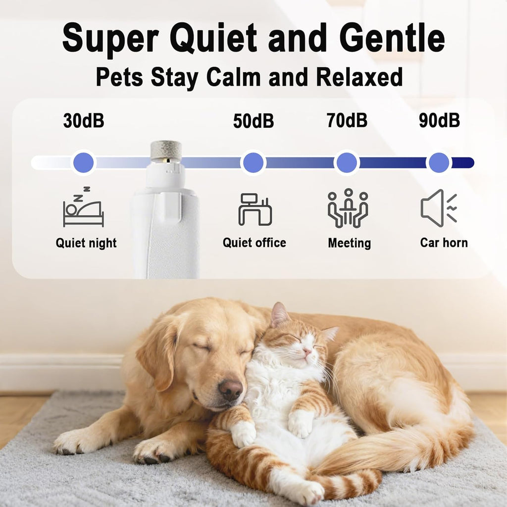 2-in-1 Led Light Cat Anti-blood Nail Grinder Dog Pet Nail Clipper Nail Clipper
