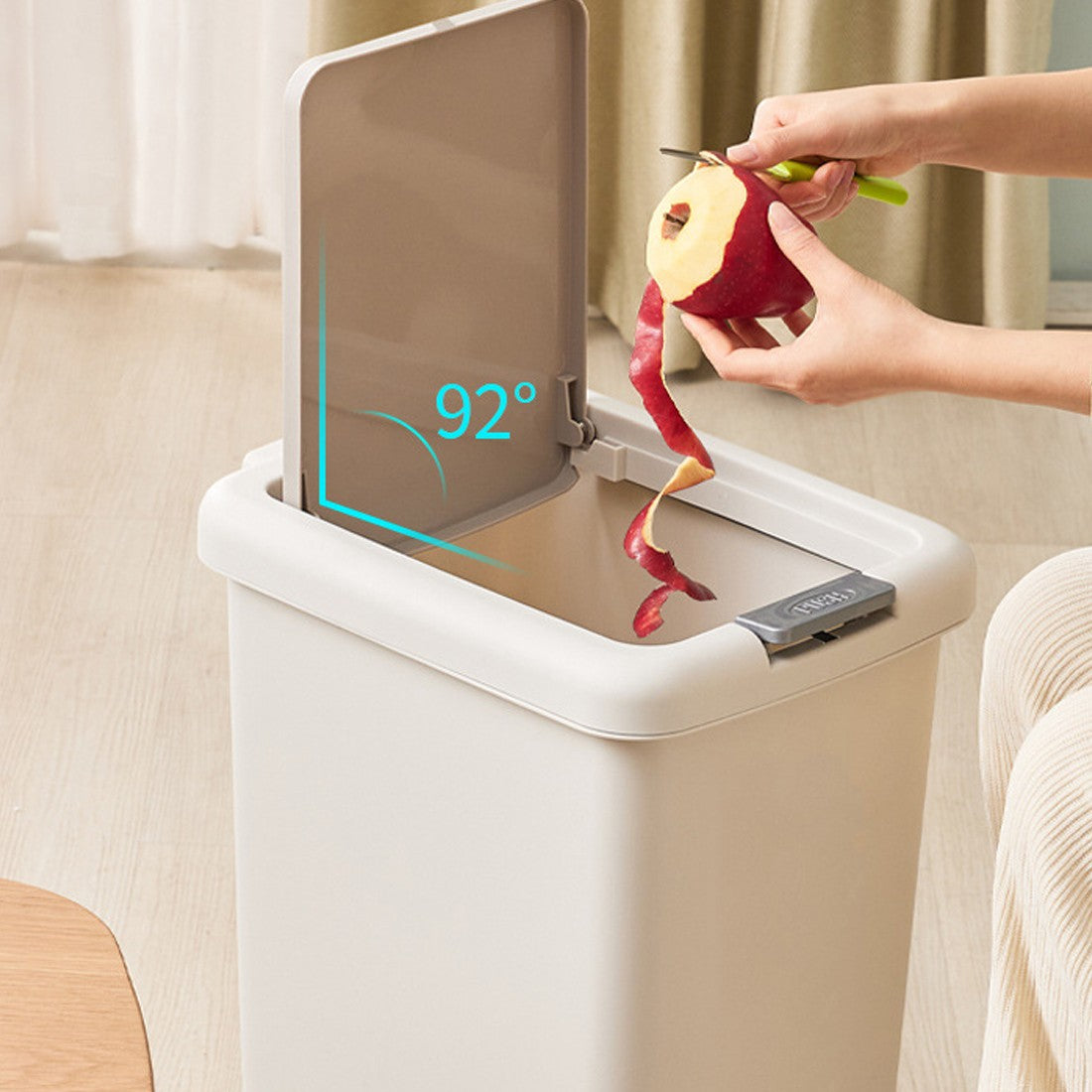 Household Trash Can, Kitchen, Bathroom,toilet, Living Room, With Lid