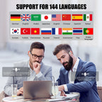Translator Earbuds 144 Languages Bluetooth Two-Way Real Time Smart Translation