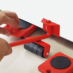 5 PCS Heavy Duty Furniture Shifter Lifter Set Wheel Moving Removal Slider Moving