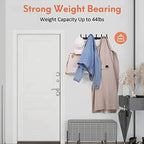 1pc Wall Mount Coat Rack - Thickened Clothe Hook. Bathroom Sticky Hook & Towel Clothe Wall Hanger. Iron Crafts For Wall Hanging.