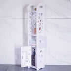 NEW Bathroom Storage Waterproof Cabinet With Paper Drawer Tall