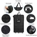 42  Extra Large Lightweight Luggage Trolley Suitcase Travel Bag H V6F9