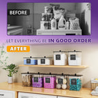 Detergent Powder Storage Box Clear Washing Powder Container