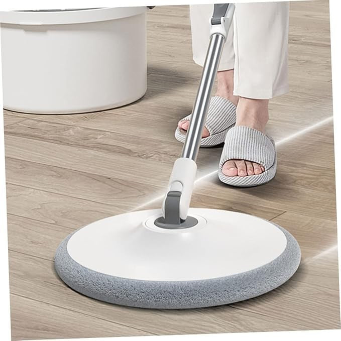 Flexible Spin Mop With Bucket Deluxe System Floor Cleaning  Mop Self Separation