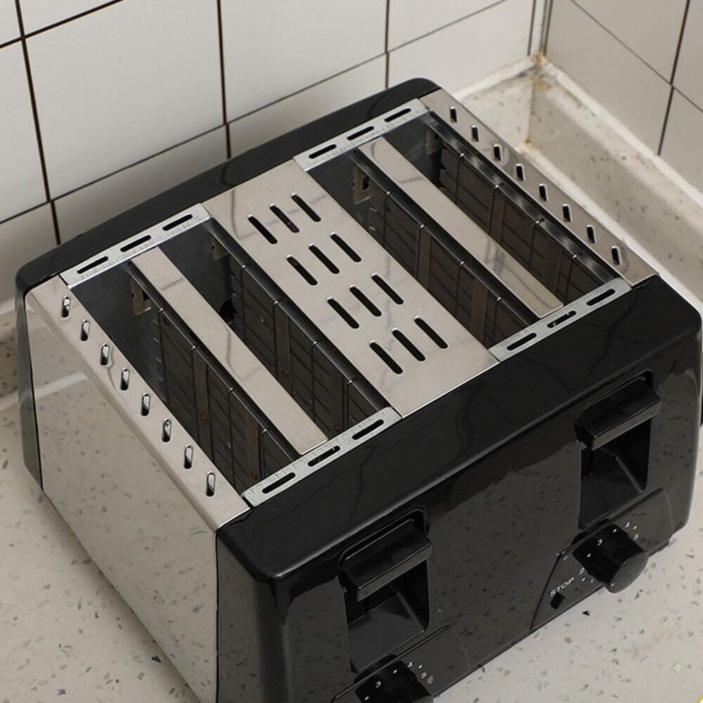 4 Slice Toaster Bread Maker Variable  Defrost Reheat Extra Wide Slot UK