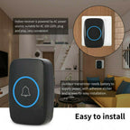 10 0 0ft Wireless Door Bells Waterproof Long Range Battery Home Cordless Doorbell