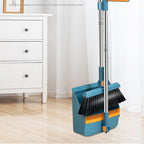 3in1 Foldable Broom Dustpan & Squeegee Set With 180 Spend Rotating Head