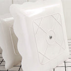 Elegant 3-Tier Square Cake Stand Set - 2Pcs Plastic Dessert Tower For Tea Parties And Weddings Office & School Supplies