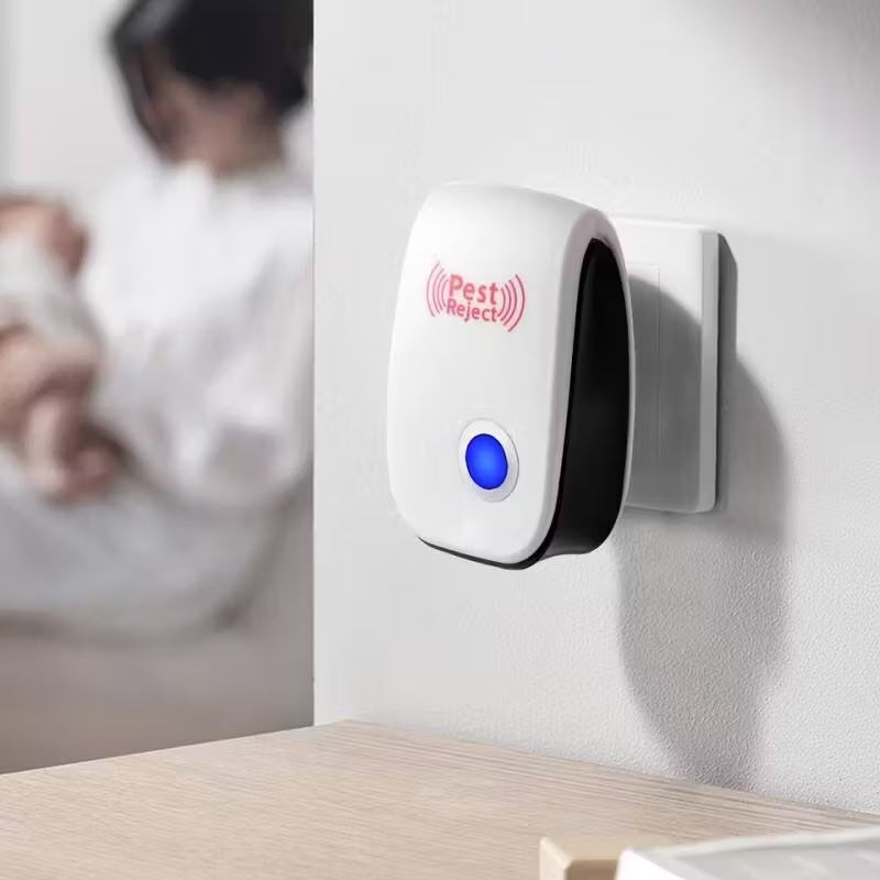 Ultrasonic Plug-In Pest Repeller - Effective Mouse, Rat, And Insect Deterrent For Home And Office Building Supplies