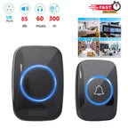 10 0 0ft Wireless Door Bells Waterproof Long Range Battery Home Cordless Doorbell