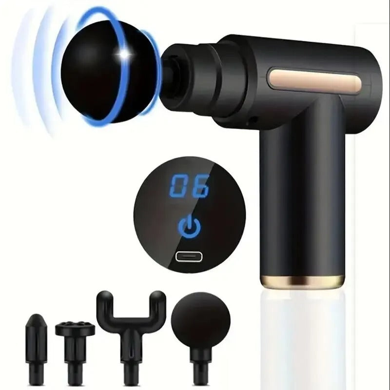 Massage Gun For Deep Muscle Relaxation, Neck Massage, Electric Fitness