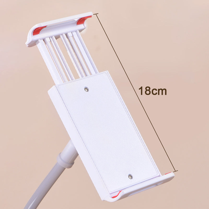 For IPad Tablet, Phones, Desktop Bed Flexible Long Arms Lazy Stand Clip Holder---Black