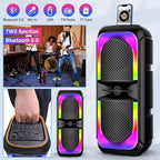 High Bass TWS Wireless Bluetooth Speakers Portable Subwoofer Outdoor Party RGB