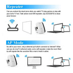 WiFi Extender Booster For Home, WiFi Signal Extender With Ethernet Port-Quick Setup, WiFi Range Repeater Booster Internet Amplifier UK Plug 300Mbps White