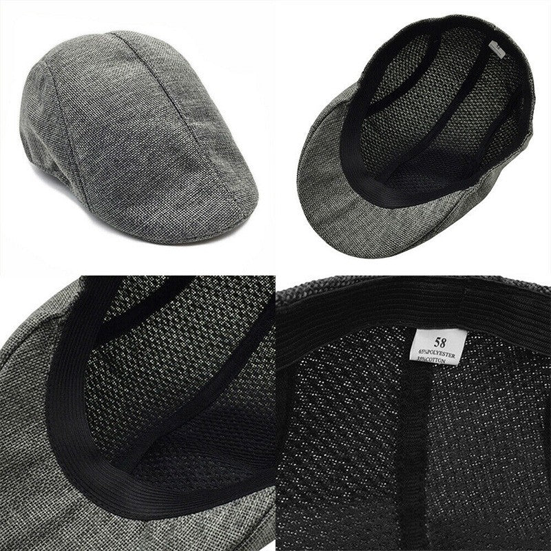 Mens Boys Hat Country Peaky Golf Driving Cabbie Hat Caps