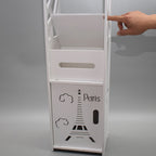 NEW Bathroom Storage Waterproof Cabinet With Paper Drawer Tall