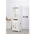 NEW Bathroom Storage Waterproof Cabinet With Paper Drawer Tall