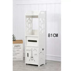 NEW Bathroom Storage Waterproof Cabinet With Paper Drawer Tall