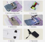 Portable Sewing Machine With 12 Multifunctional For Beginner Kids Family