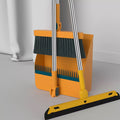 3in1 Foldable Broom Dustpan & Squeegee Set With 180 Spend Rotating Head