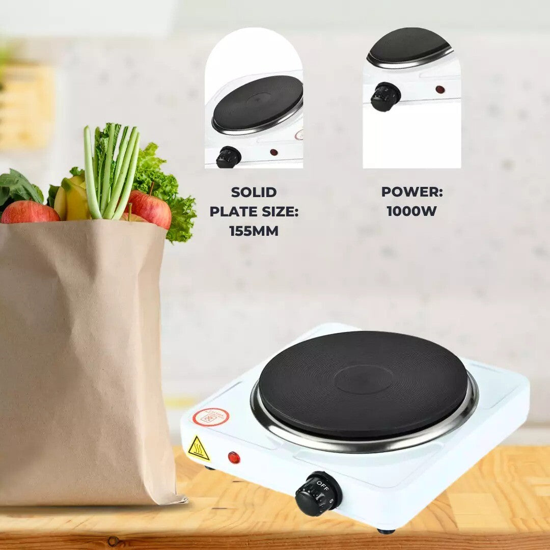 10 0 0W Electric Portable Kitchen Single Hot Plate Hob