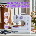 Portable Sewing Machine With 12 Multifunctional For Beginner Kids Family