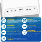 Alarm Clocks Bedside, Digital Alarm Clock Radio With Bluetooth Speaker,