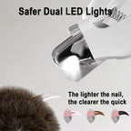 2-in-1 Led Light Cat Anti-blood Nail Grinder Dog Pet Nail Clipper Nail Clipper