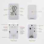 Hygrometer , LCD Screen Temperature Humidity Monitor Meter