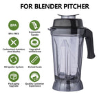 High Speed Universal Blender Container 2.5L, Replacement Blender Jug With Complete Blade Kit For UK