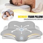 Cervical Memory Foam Neck Pillow Orthopedic Neck Back Support Anti Snore