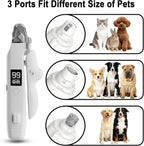 2-in-1 Led Light Cat Anti-blood Nail Grinder Dog Pet Nail Clipper Nail Clipper