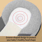 Baby Bed Acid Reflux With Strap, Baby Bed For Reducing Spit-Up, Anti Reflux HOT--58 X 38 X 17cm