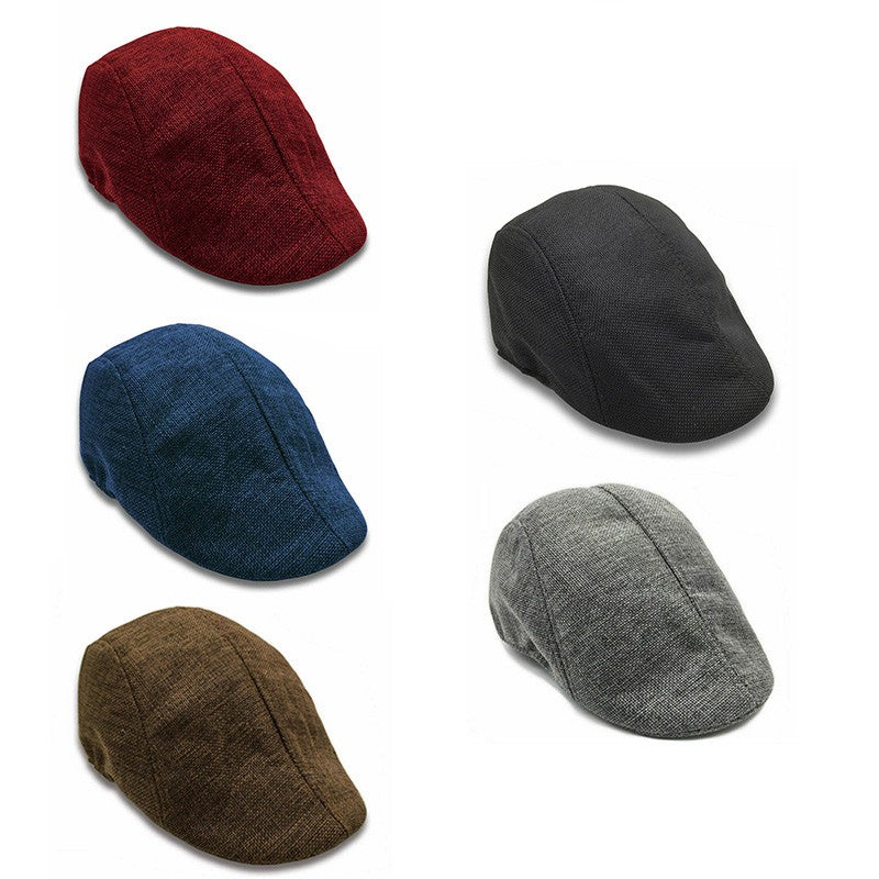 Mens Boys Hat Country Peaky Golf Driving Cabbie Hat Caps