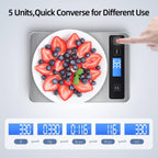 Weighing Scales Kitchen,Precision Digital Food Scale With Backlit LCD