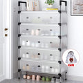 7 Tier Cabinet Storage Organiser Shoe Rack Stand Holder W  Dust-proof Cover