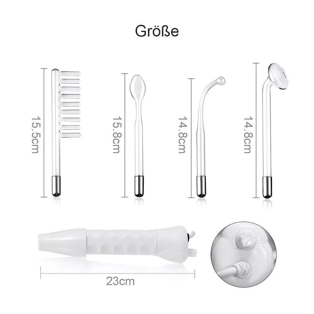 Portable High Frequency Electrotherapy Skin Therapy Wand Machine Acnes Remove