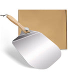 12 Inch Pizza Peel Oven Aluminium Foldable Wood Handle And Pizza Paddle