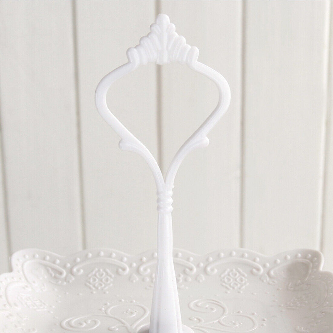 Elegant 3-Tier Square Cake Stand Set - 2Pcs Plastic Dessert Tower For Tea Parties And Weddings Office & School Supplies