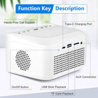 Alarm Clocks Bedside, Digital Alarm Clock Radio With Bluetooth Speaker,
