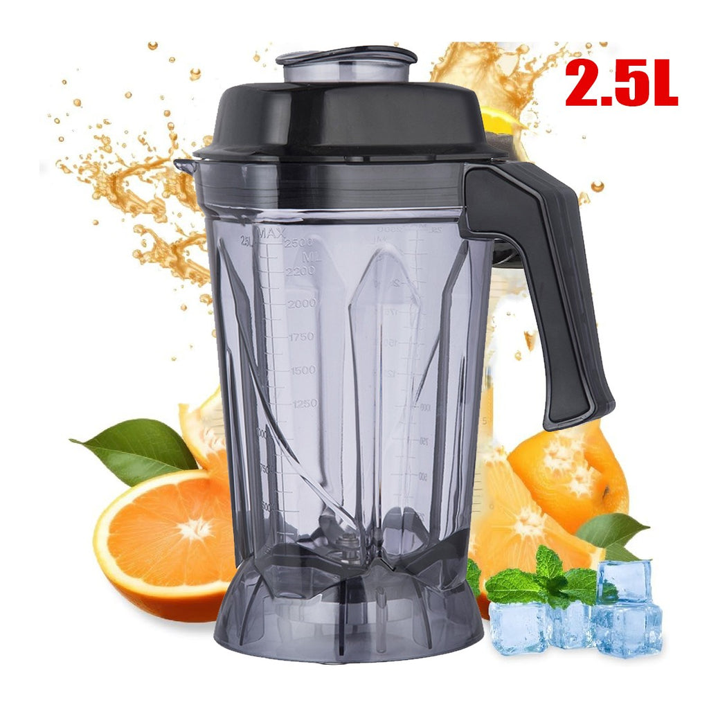 High Speed Universal Blender Container 2.5L, Replacement Blender Jug With Complete Blade Kit For UK