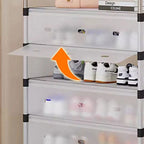 7 Tier Cabinet Storage Organiser Shoe Rack Stand Holder W  Dust-proof Cover