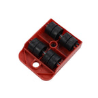 5 PCS Heavy Duty Furniture Shifter Lifter Set Wheel Moving Removal Slider Moving