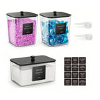 Detergent Powder Storage Box Clear Washing Powder Container